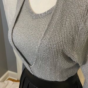 Donna Karan- beaded shirt, tank and camisole, size large